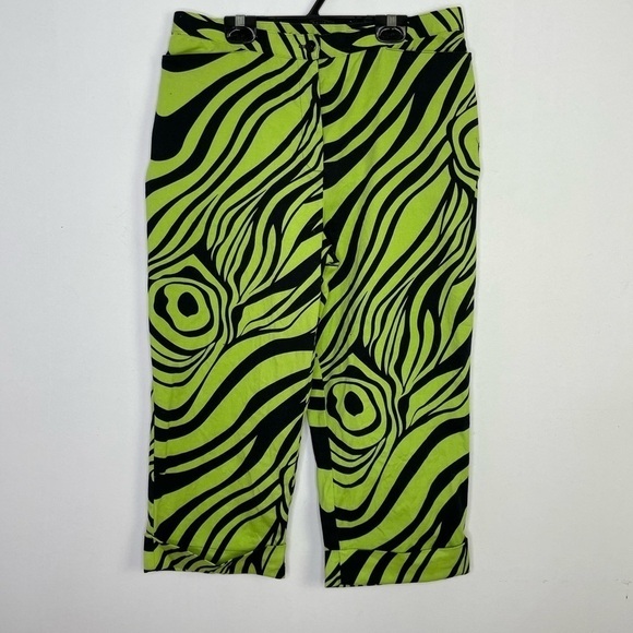 Y2K funky cropped straight legs pants - Picture 1 of 7